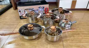 Marwa Yemetel 12-Piece Stainless Steel Cookware Set