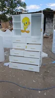 BUILT 4x6ft Kid's Wardrobe - White - 1