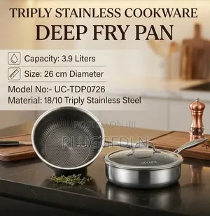 26cm Stainless Steel Deep Fry Pan