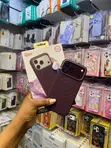Kifaa cha Simu cha Sumaku chenye Mng'ao wa Cherry/Burgundy kwa iPhone - 2