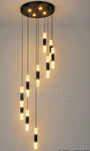 High Ceiling Staircase Chandelier