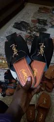 African Classics Mules za Ngozi za Wanawake - Nyeusi - 4