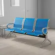 Blue 3-Seater Reception Bench - 3