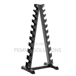 58kg Dumbbell & Kettlebell Set with 10-Tier Rack