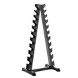 58kg Dumbbell & Kettlebell Set with 10-Tier Rack - 1