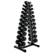 58kg Dumbbell & Kettlebell Set with 10-Tier Rack - 2