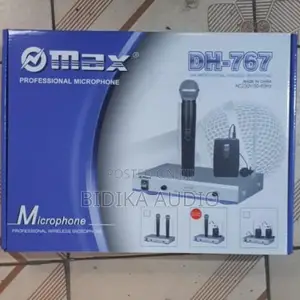Max DH-767 Dual UHF Wireless Microphone System