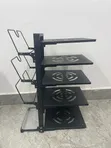 Heavy Duty 5-Tier Cookware na Pot Lid Organizer Rack - 4