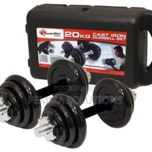 20KG Adjustable Dumbbell Set with Barbell Connector