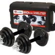 20KG Adjustable Dumbbell Set with Barbell Connector - 1