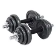 20KG Adjustable Dumbbell Set with Barbell Connector - 3