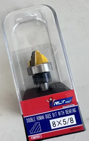 Double Roman Ogee Router Bit with Bearing (8x5/8)