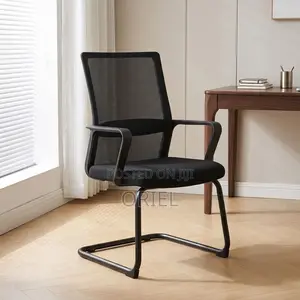 Office Chair: Sled Base Clerical Mesh Chair