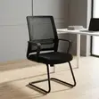 Office Chair: Sled Base Clerical Mesh Chair - 5