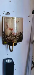Decorative Glass Wall Sconce - 2