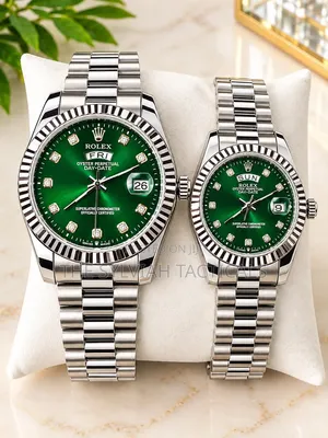 Rolex Couple Watches - Stainless Steel, Water Resistant