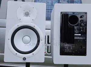 White Yamaha HS8 Studio Monitor Speakers (Brand New)