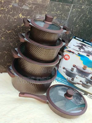 GE Cooking Set Aluminium Isiyo Namna - Mpya Kabisa