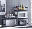 Metallic Microwave Stand - White - 2