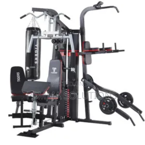 4 Station MultiGym Equipment with Shoulder Press