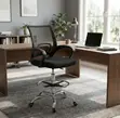 Kiti cha Mpiga Hesabu cha Ergonomic chenye Pete ya Miguu - 3