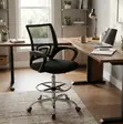 Kiti cha Mpiga Hesabu cha Ergonomic chenye Pete ya Miguu - 4