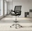 Kiti cha Mpiga Hesabu cha Ergonomic chenye Pete ya Miguu - 5