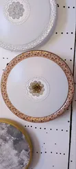 LED Full Moon Brown Ceiling Fixture - 1