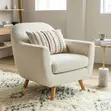 Kiti cha Kipekee cha Upholstered - Chekundu - 4
