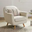 Kiti cha Kipekee cha Upholstered - Chekundu - 5