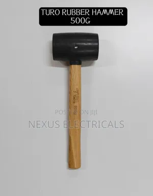 GF Rubber Mallet 500g with Wooden Handle