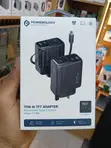 Powerology 70W AI Adapter with Retractable Type-C Cable - 2