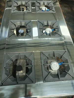 Stainless Steel 4-Burner Commercial Cooker