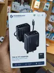Powerology 70W USB-C Adapter yenye Display - Nyeusi - 2