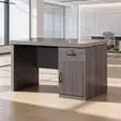 Executive Gray Office Desk 1.2M - 5