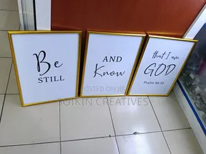 A3 Picture Frames Set of 3 - Gold