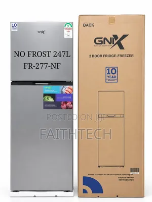 Friji la GNIX FR-277-NF 247L La Mlango Mbili La No Frost