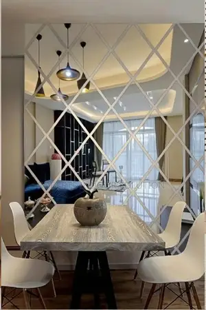 DIY Diamond Rhombus Acrylic Mirror