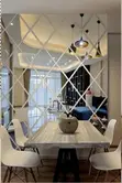 DIY Diamond Rhombus Acrylic Mirror - 2