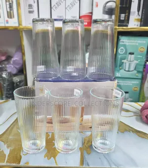 Set of 6 Ripped Glasses