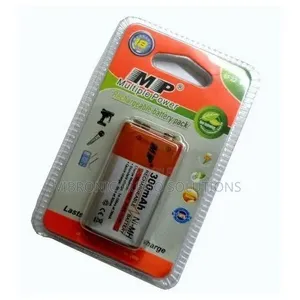 Betri Zinazoweza Kuchajiwa za Multiple Power 9V 300mAh NiMH