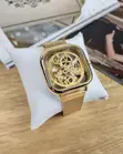Forsining Automatic Skeleton Watch - Gold/Black - 2