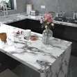 Karatasi ya Ukuta ya Jikoni ya Marble (60cm x 5m) - 2