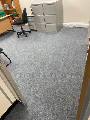Delta Office Carpet 4mm - Light & Dark Grey
