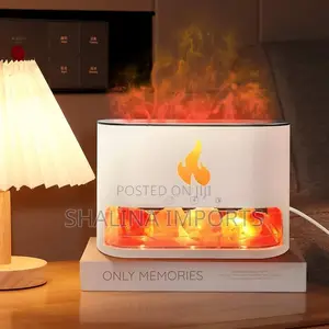 10W Salt Stone Fireplace Aroma Diffuser Humidifier 250ml
