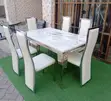 Modern 6 Seater Rectangular Dining Set - 1