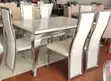 Modern 6 Seater Rectangular Dining Set - 5