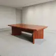 3000mm Mahogany Boardroom Office Table - 5