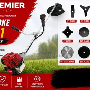 Premier 4-Stroke Brush Cutter with 9 Blades