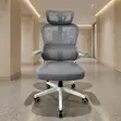 Kiti cha Ofisi cha Mtendaji cha Orthopedic Nyeupe - 2